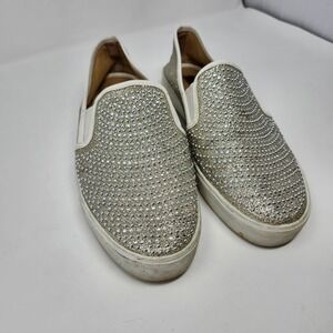 INC International Concepts Rhinestone Slip On Sneakers‎ Casual Shoes 9.5M